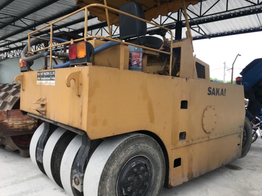 รถบดล้อยาง 7 ล้อ Sakai TS 290 เครื่องดี เกียร์ดี มีรีวิวรถเดิน