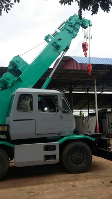ขายถูกเครนขนาด5ตันรถนำเข้ามีเอกสาร พร้อมใช้งาน ยี่ห้อ KOBELCOรุ่น RK70 เก่านอก