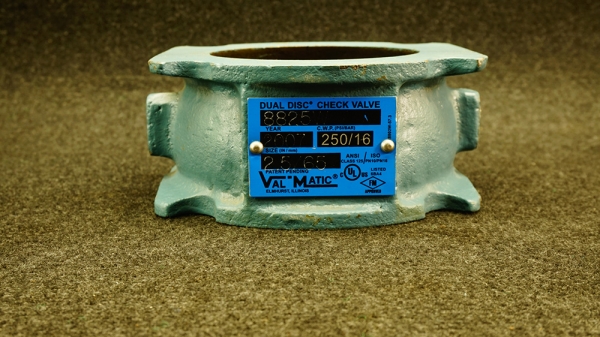 CHECK VALVE " VALMATIC / MADE IN USA" CHECK VALVE " VALMATIC / MADE IN USA"