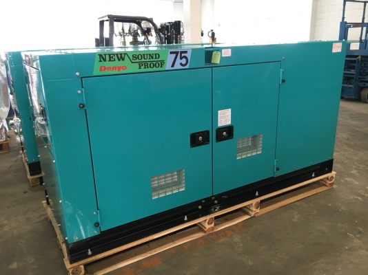DENYO DCA-75SPI : 75KVA เครื่องปั่นไฟใหม่ โทร. 080-6565422 (หนิง)