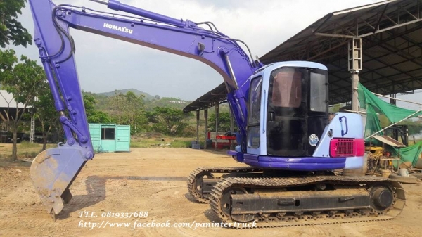 FROM JAPAN รถขุดKOMATSU PC128US-1 /เครื่องยนต์KOMATSU -4D102เทอร์โบว์ /คอนโทรลน้ำมัน/ปั๊มนิ้ว/คันเร่งไฟฟ้า/ปรับสภาพพร้อมใช้งาน