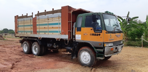 ขายสิบล้อดั้มFM3Mเครื่องเดิมเกียรเดิมสองเพลากะบะเนียม