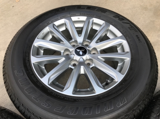 ล้อแม็ก Mitsu New Triton Plus ขอบ17 พร้อมยาง 245-65-17 Bridgestone ปี 16