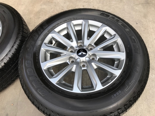 ล้อแม็ก Mitsu New Triton Plus ขอบ17 พร้อมยาง 245-65-17 Bridgestone ปี 16