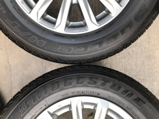 ล้อแม็ก Mitsu New Triton Plus ขอบ17 พร้อมยาง 245-65-17 Bridgestone ปี 16
