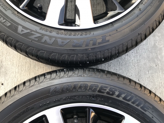 ล้อแม็ก พร้อมยางป้ายแดง Honda Jazz GK ตัวท๊อป ขอบ16 Bridgestone 185-55-16