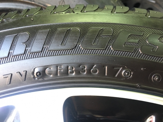 ล้อแม็ก พร้อมยางป้ายแดง Honda Jazz GK ตัวท๊อป ขอบ16 Bridgestone 185-55-16