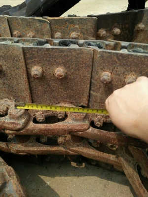 FROM JAPANขายถูกด่วนๆแทรคเหล็กก๊อปยางใส่กับรถขุดไซค์ 40,45,50,55 /KUBOTA,MITSUBISHI,KATO ,IHI,HITACH