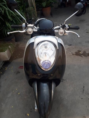 Scoopy i สีดำเทา (ล้อแม็กซ์) รุ่น Prestige guy รถสวยคลาสสิค สวยคุ้มค่าประหยัดน้ำมัน