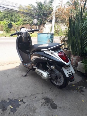 Scoopy i สีดำเทา (ล้อแม็กซ์) รุ่น Prestige guy รถสวยคลาสสิค สวยคุ้มค่าประหยัดน้ำมัน