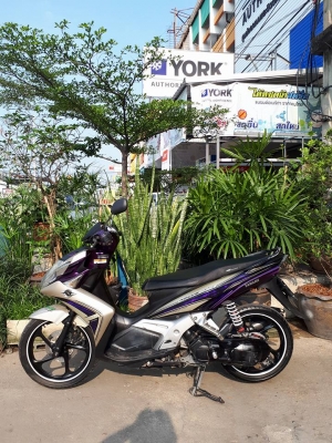 ตัวท๊อปสุด Nouvo Sx (ล้อแม็กซ์แท้) สีน้ำตาลม่วง รถสวยสปอร์ต หัวฉีดประหยัดน้ำมัน