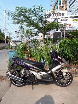 ตัวท๊อปสุด Nouvo Sx (ล้อแม็กซ์แท้) สีน้ำตาลม่วง รถสวยสปอร์ต หัวฉีดประหยัดน้ำมัน
