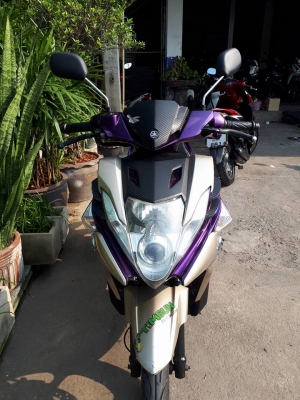 ตัวท๊อปสุด Nouvo Sx (ล้อแม็กซ์แท้) สีน้ำตาลม่วง รถสวยสปอร์ต หัวฉีดประหยัดน้ำมัน