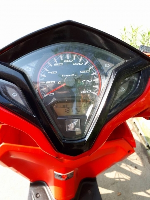 Honda Click 125i ปี 2557 สีดำแดง รถสวยมากมาย คุ้มค่าเกินราคา