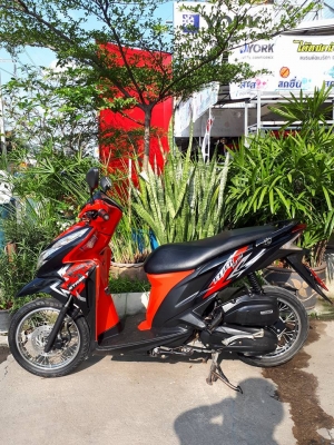 Honda Click 125i ปี 2557 สีดำแดง รถสวยมากมาย คุ้มค่าเกินราคา