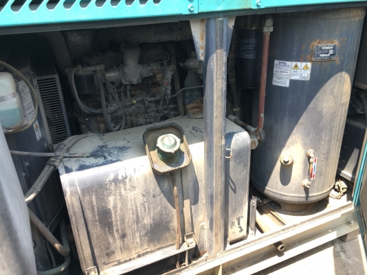 AIRMAN PDS390S : 390CFM 7บาร์  เครื่องปั๊มลม มือสองญี่ปุ่น โทร. 080-6565422 (หนิง)