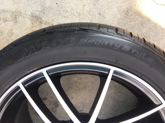 ล้อแม็ก 4รู100 ขอบ 16 พร้อมยาง 195-50-16 Bridgestone ปี 15 แม็กสวย