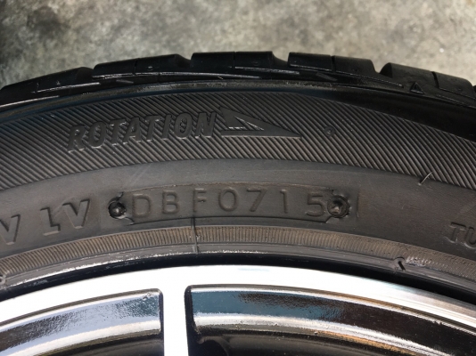 ล้อแม็ก 4รู100 ขอบ 16 พร้อมยาง 195-50-16 Bridgestone ปี 15 แม็กสวย