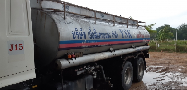 ขายถังน้ำมันติดรถอยุ่พร้อมใช้งานมีตัวปั้นพร้อมสวย