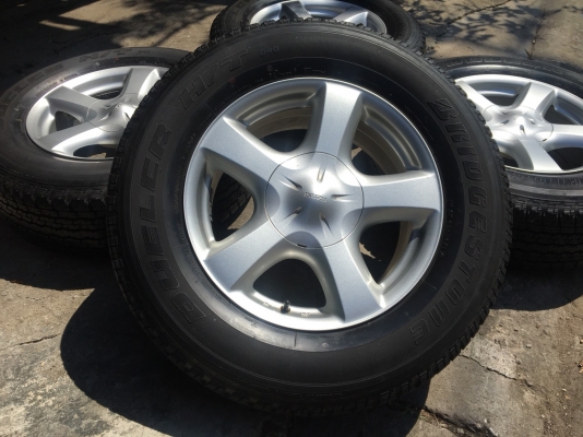 ล้อแม็กพร้อมยาง ISUZU V-CROSS ขอบ 17 Bridgestone 255-65-17