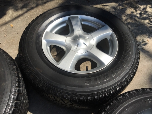 ล้อแม็กพร้อมยาง ISUZU V-CROSS ขอบ 17 Bridgestone 255-65-17