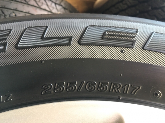 ล้อแม็กพร้อมยาง ISUZU V-CROSS ขอบ 17 Bridgestone 255-65-17