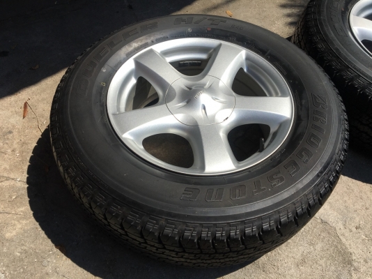 ล้อแม็กพร้อมยาง ISUZU V-CROSS ขอบ 17 Bridgestone 255-65-17