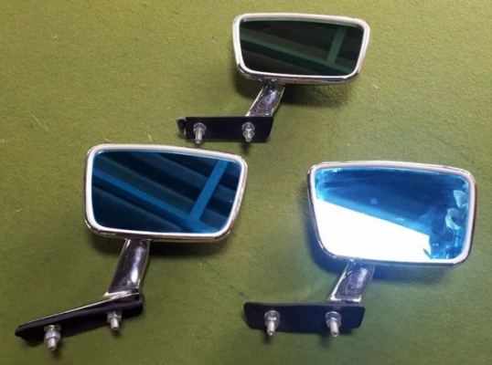 กระจกมองข้างเบนซ์ทับ8 ขาเล็กตรงรุ่น w114 115 ข้างขวา