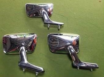 กระจกมองข้างเบนซ์ทับ8 ขาเล็กตรงรุ่น w114 115 ข้างขวา