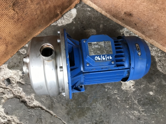 ขายปั้มน้ำหัวสแตนเลสแรงดันสูงรุ่น 2ใบพัด Ebara 2HP. 380V made in Italy สภาพเดิมๆสวยมาก หมุนนิ่ม พร้อมใช้งาน ราคา 6,800 บาท