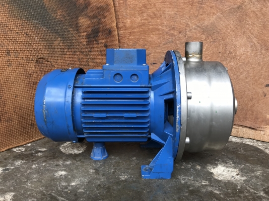 ขายปั้มน้ำหัวสแตนเลสแรงดันสูงรุ่น 2ใบพัด Ebara 2HP. 380V made in Italy สภาพเดิมๆสวยมาก หมุนนิ่ม พร้อมใช้งาน ราคา 6,800 บาท