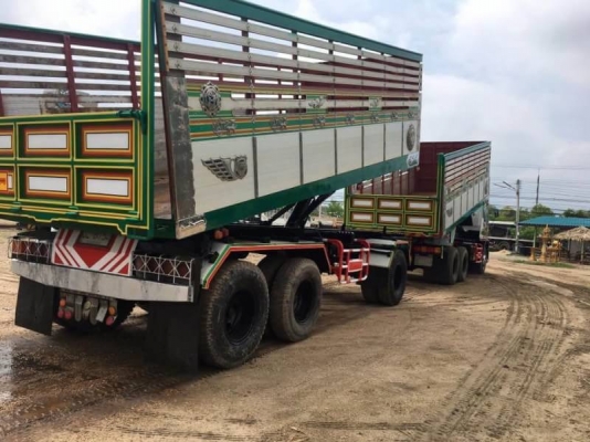 Isuzu deca 320 แรง maxload ปี 50 แม่ลูกดัมพ์คอกเกษตร น้ำหนักบรรทุก 30.3 ตัน แม่ยาว 6.50 ม. ลูกยาว 6.80 ม. สูง 1.90 ม. รถสวยเครื่อง/เกียร์เดิมดี ยางเต็ม ทะเบียนพร้อม Isuzu deca 320 แรง maxload ปี 50 แม่ลูกดัมพ์คอกเกษตร น้ำหนักบรรทุก 30.3 ตัน แม่ยาว 6.50 ม. ลูกยาว 6.80 ม. สูง 1.90 ม. รถสวยเครื่อง/เกียร์เดิมดี ยางเต็ม ทะเบียนพร้อม