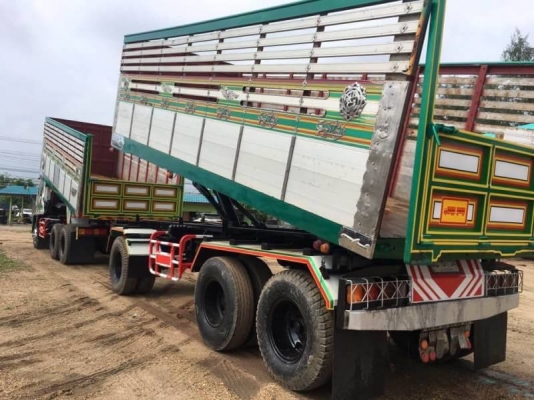 Isuzu deca 320 แรง maxload ปี 50 แม่ลูกดัมพ์คอกเกษตร น้ำหนักบรรทุก 30.3 ตัน แม่ยาว 6.50 ม. ลูกยาว 6.80 ม. สูง 1.90 ม. รถสวยเครื่อง/เกียร์เดิมดี ยางเต็ม ทะเบียนพร้อม Isuzu deca 320 แรง maxload ปี 50 แม่ลูกดัมพ์คอกเกษตร น้ำหนักบรรทุก 30.3 ตัน แม่ยาว 6.50 ม. ลูกยาว 6.80 ม. สูง 1.90 ม. รถสวยเครื่อง/เกียร์เดิมดี ยางเต็ม ทะเบียนพร้อม