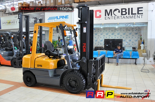 ขายรถโฟล์คลิฟท์มือสอง TCM รุ่น FD25Z5-32F68577 นำเข้าจากประเทศญี่ปุ่น 100\% ไม่เคยใช้งานในไทย ขายรถโฟล์คลิฟท์มือสอง TCM รุ่น FD25Z5-32F68577 นำเข้าจากประเทศญี่ปุ่น 100\% ไม่เคยใช้งานในไทย