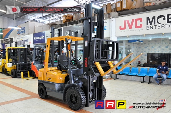 ขายรถโฟล์คลิฟท์มือสอง TCM รุ่น FD25Z5-32F68577 นำเข้าจากประเทศญี่ปุ่น 100\% ไม่เคยใช้งานในไทย ขายรถโฟล์คลิฟท์มือสอง TCM รุ่น FD25Z5-32F68577 นำเข้าจากประเทศญี่ปุ่น 100\% ไม่เคยใช้งานในไทย