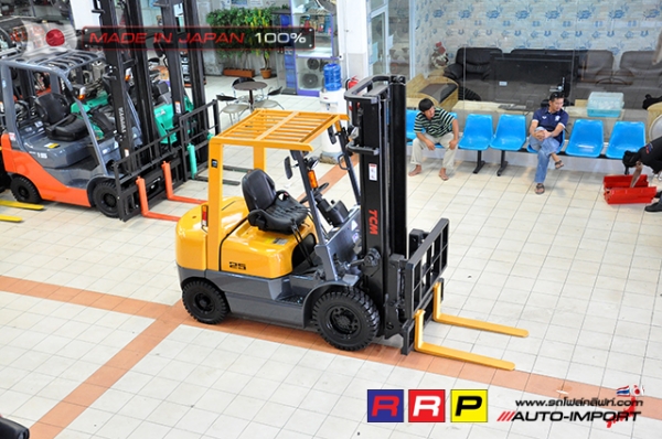 ขายรถโฟล์คลิฟท์มือสอง TCM รุ่น FD25Z5-32F68577 นำเข้าจากประเทศญี่ปุ่น 100\% ไม่เคยใช้งานในไทย ขายรถโฟล์คลิฟท์มือสอง TCM รุ่น FD25Z5-32F68577 นำเข้าจากประเทศญี่ปุ่น 100\% ไม่เคยใช้งานในไทย