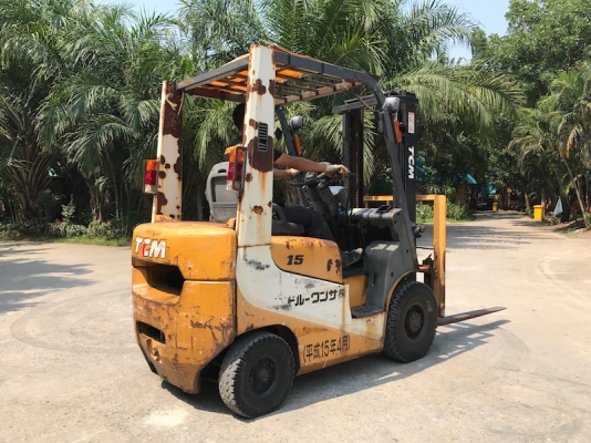 ขายFORKLIFT TCM รุ่น15FD19(1.5ตัน)ดีเซล สวยเดิมจากญี่ปุ่น ยังไม่เคยใช้ในไทย 155,000เท่านั้น!!