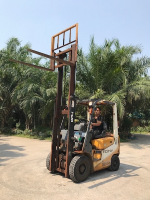 ขายFORKLIFT TCM รุ่น15FD19(1.5ตัน)ดีเซล สวยเดิมจากญี่ปุ่น ยังไม่เคยใช้ในไทย 155,000เท่านั้น!!