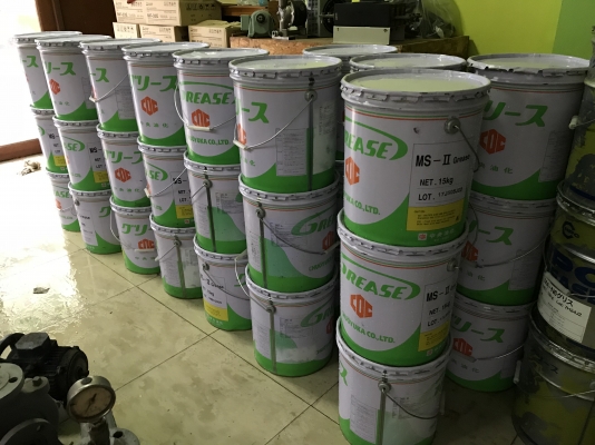 ขายจารบีเกรดคุณภาพสูง Chuoyuka made in Japan รุ่น MS-2 ใช้ในงานอุตสาหกรรมประกอบรถยนต์ ของใหม่ ราคาถังละ 1,800 บาท