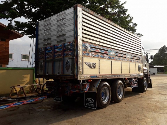 Isuzu 360 แรง ปี 56 แม่ลูกดัมพ์มิเนียมชุดใหญ่ อู่ซีทีทรัค สวยเดิมพร้อมใช้งาน น้ำหนักบรรทุก 30.5 ตัน