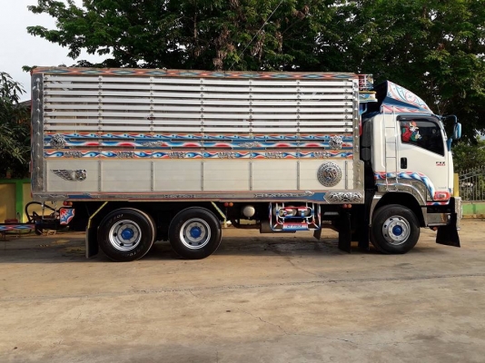 Isuzu 360 แรง ปี 56 แม่ลูกดัมพ์มิเนียมชุดใหญ่ อู่ซีทีทรัค สวยเดิมพร้อมใช้งาน น้ำหนักบรรทุก 30.5 ตัน