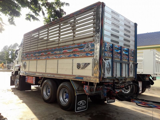 Isuzu 360 แรง ปี 56 แม่ลูกดัมพ์มิเนียมชุดใหญ่ อู่ซีทีทรัค สวยเดิมพร้อมใช้งาน น้ำหนักบรรทุก 30.5 ตัน