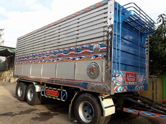 Isuzu 360 แรง ปี 56 แม่ลูกดัมพ์มิเนียมชุดใหญ่ อู่ซีทีทรัค สวยเดิมพร้อมใช้งาน น้ำหนักบรรทุก 30.5 ตัน