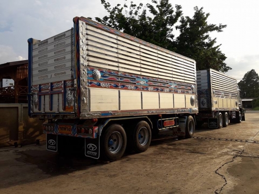 Isuzu 360 แรง ปี 56 แม่ลูกดัมพ์มิเนียมชุดใหญ่ อู่ซีทีทรัค สวยเดิมพร้อมใช้งาน น้ำหนักบรรทุก 30.5 ตัน