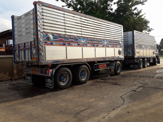 Isuzu 360 แรง ปี 56 แม่ลูกดัมพ์มิเนียมชุดใหญ่ อู่ซีทีทรัค สวยเดิมพร้อมใช้งาน น้ำหนักบรรทุก 30.5 ตัน