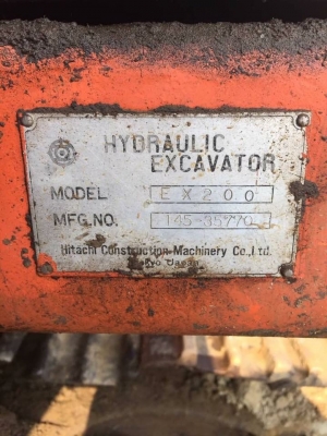 Hitachi EX200-1 รถสวยพร้อมใช้ ปั้ม K3v เครื่องแน่น เอวดี