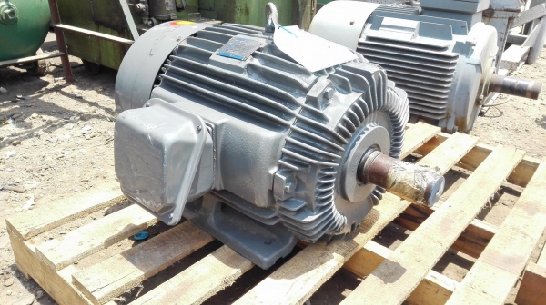 มอเตอร์รอบช้า Teco 25 HP 6 Pole 960 rpm 380V ของใหม่ 100\%