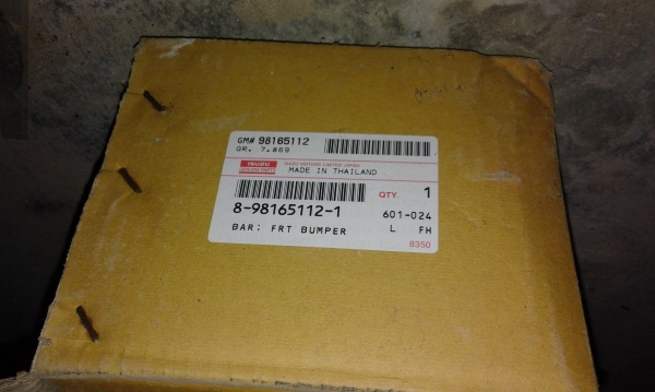 โครงเหล็กกันชนหน้าปิดหัวแชซซี ISUZU allnew