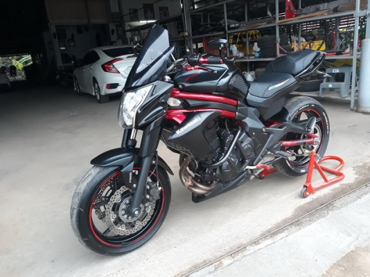 ขาย KAWASAKI ER6N 650 ปี 2015 โครงแดง สภาพสวยใส 159000