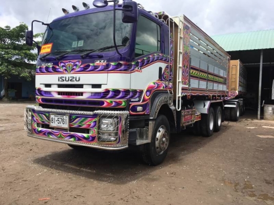 Isuzu 360 แรง ปี 55 แม่ลูกดัมพ์สหกิจ เครื่องเกียร์เดิมดี ยางเต็ม พร้อมใช้งาน ทะเบียนพร้อม